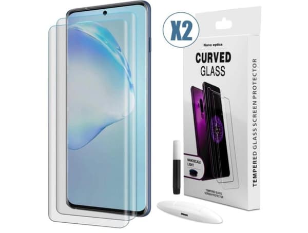 [2-PACK] UV Härdat Glas Skärmskydd Samsung Galaxy Note 20 - Clear