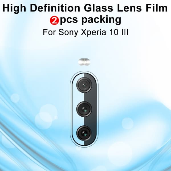 [2-PACK] Kameralinsskydd i Härdat Glas Sony Xperia 10 III