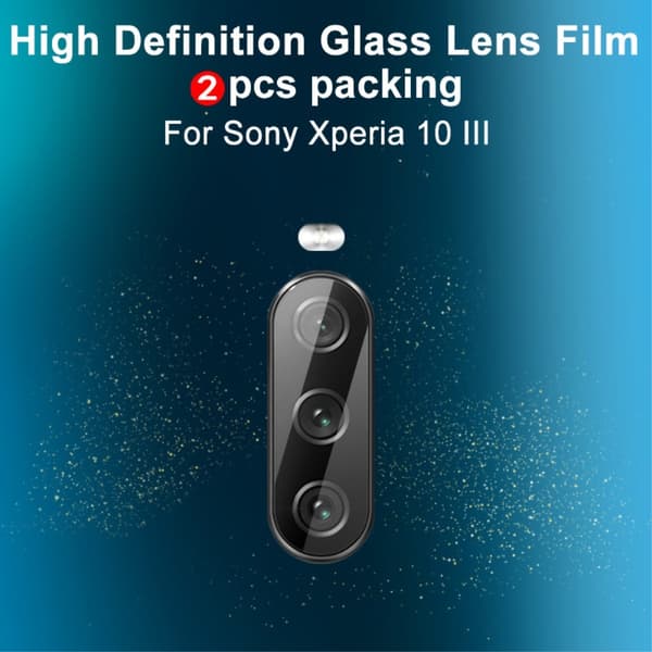 [2-PACK] Kameralinsskydd i Härdat Glas Sony Xperia 10 III