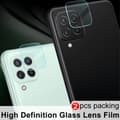 Miniatyrbild 4 av 8: [2-PACK] Kameralinsskydd i Härdat Glas Samsung Galaxy A22 4G - Clear