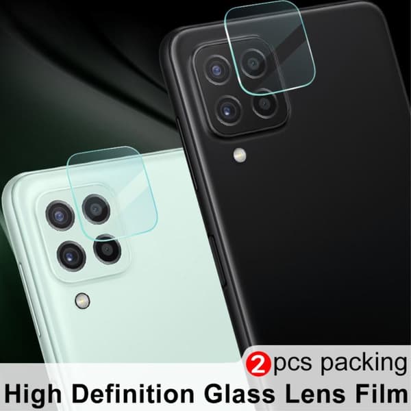 [2-PACK] Kameralinsskydd i Härdat Glas Samsung Galaxy A22 4G - Clear