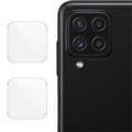 Miniatyrbild 1 av 8: [2-PACK] Kameralinsskydd i Härdat Glas Samsung Galaxy A22 4G - Clear