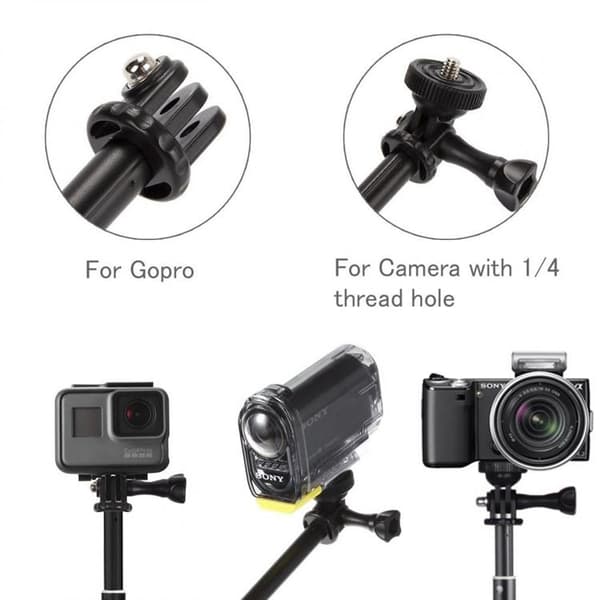 Tech-Protect Monopad och Selfie Stick Gopro Hero - Svart