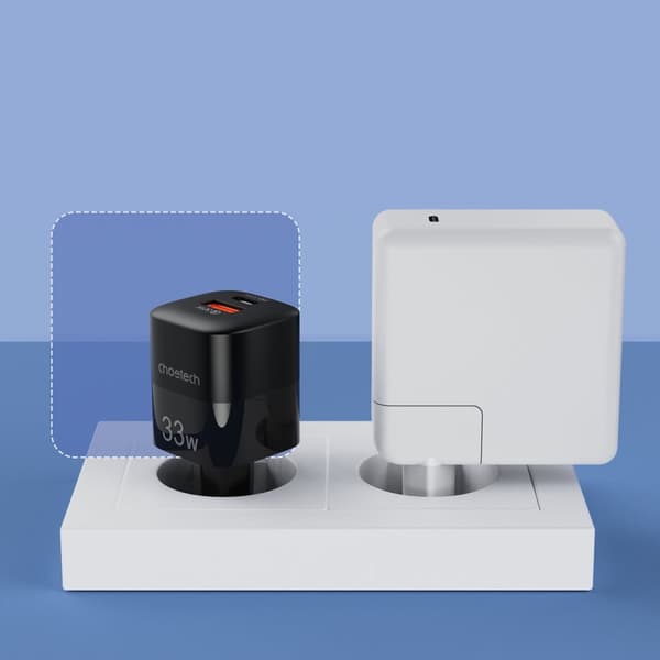 Choetech Snabbladdare 33W USB-C - Svart