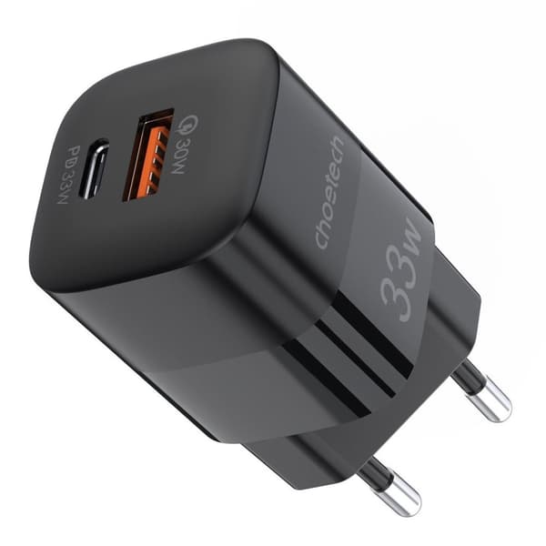 Choetech Snabbladdare 33W USB-C - Svart
