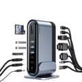 Miniatyrbild 4 av 7: Baseus Multifunktionell HUB USB-C 100W - Grå