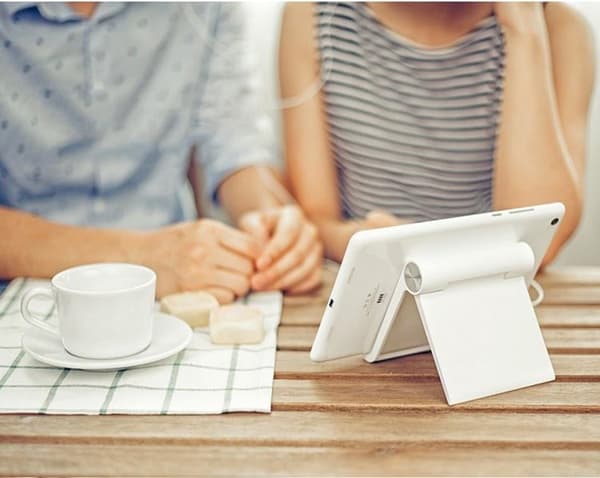 Ugreen Justerbart Bärbart Ställ för iPad - Vit