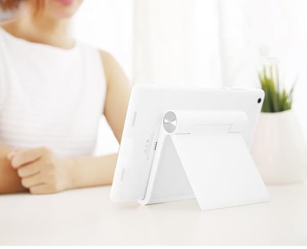 Ugreen Justerbart Bärbart Ställ för iPad - Vit