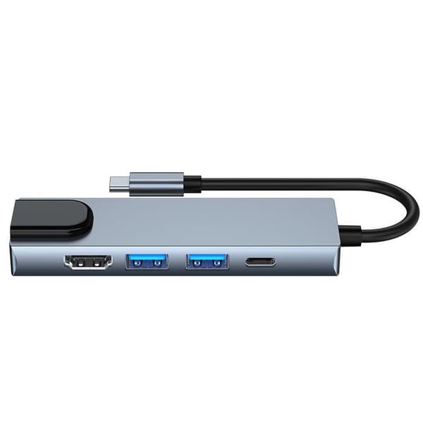 Tech-Protect V3-Hub Adapter 5in1 - Grå