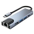 Miniatyrbild 1 av 9: Tech-Protect V3-Hub Adapter 5in1 - Grå