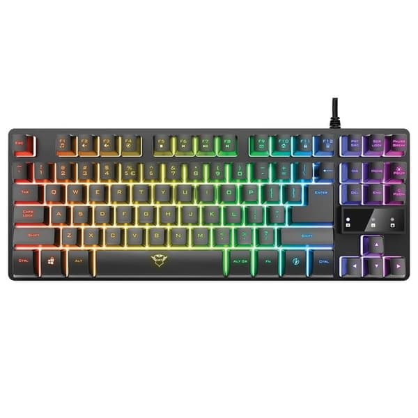 TRUST GXT 833 Thado TKL RGB Gaming Keyboard Nordisk