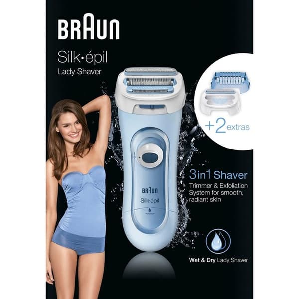 BRAUN Ladyshave LS5160WD - Blå