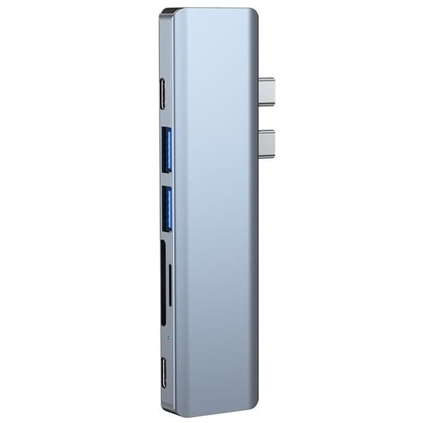 Tech-Protect V5-Hub Adapter 7in1 - Grå