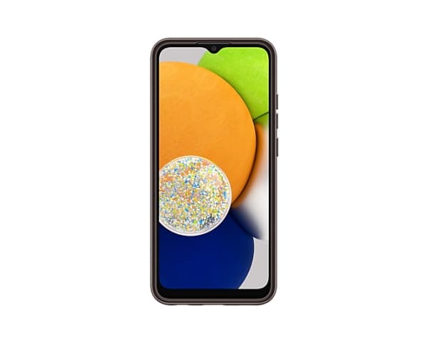 Samsung EF-QA036TBEGEU, Suojus, Samsung, Galaxy A03, 16,5 cm (6.5"), Musta