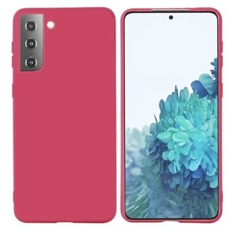 Skal-man Silikon Skal Samsung Galaxy S22 Fuchsia