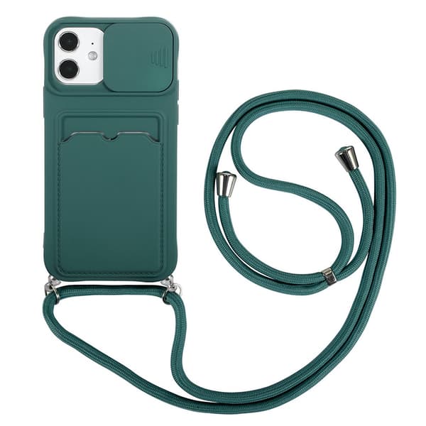 Genomtänkt Smidigt Skal med Korthållare - iPhone 12