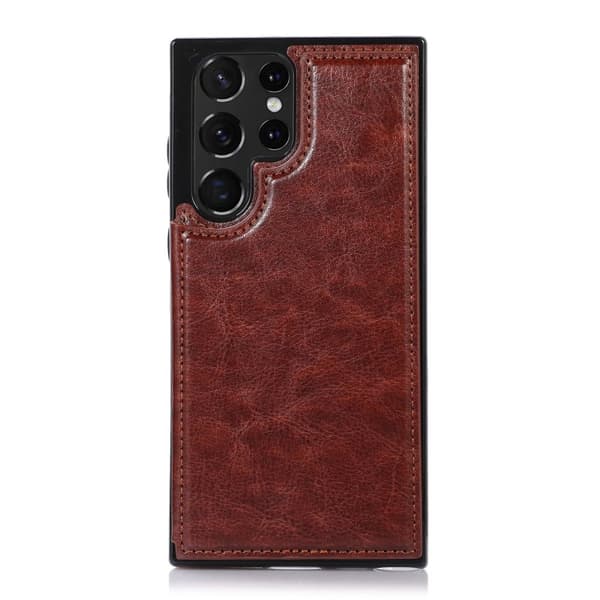 Samsung Galaxy S22 Ultra - Smidigt Stilsäkert Skal med Kortfack