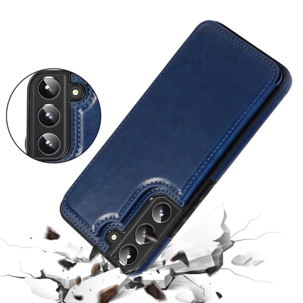 Samsung Galaxy S22 Plus - Elegant Praktiskt Skal med Korthållare