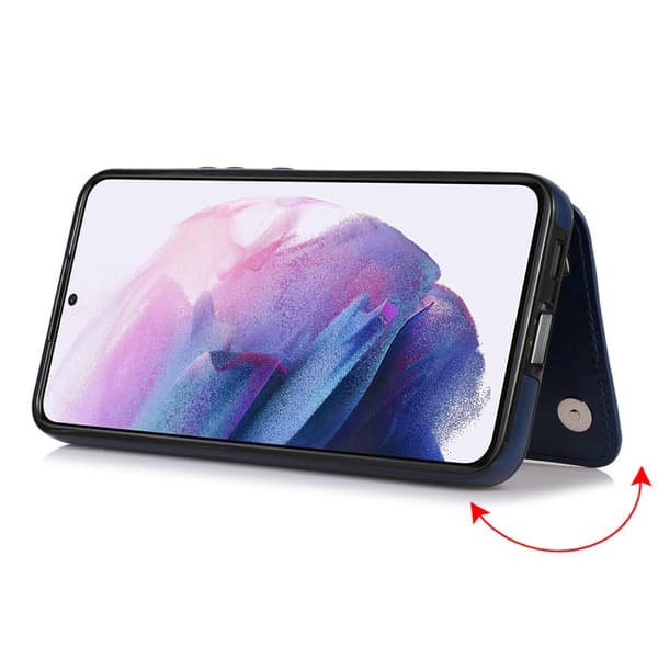 Samsung Galaxy S22 Plus - Elegant Praktiskt Skal med Korthållare