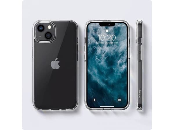 Spigen Crystal Hybrid, Omslag, Apple, iPhone 13, 15,5 cm (6.1"), Transparent