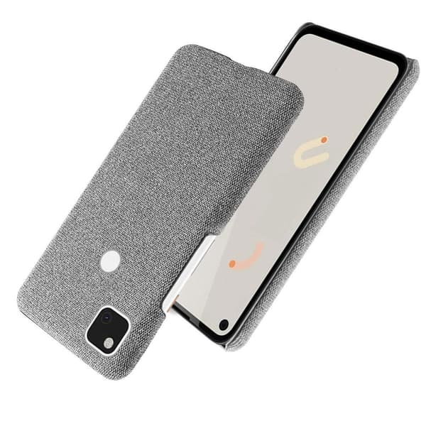 Google Pixel 4a 5g Textil Skal - Grå