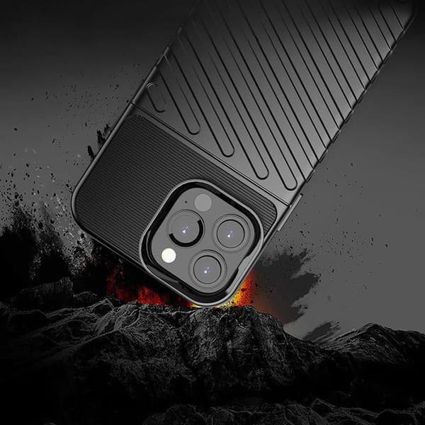 iPhone 13 PRO - Thunder Flexible Rugged Slim Skal  - Svart