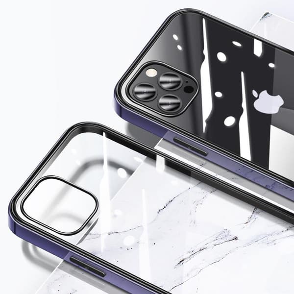 Phonet iPhone 13 Mini Mobilskal Transparent - Silver Ram