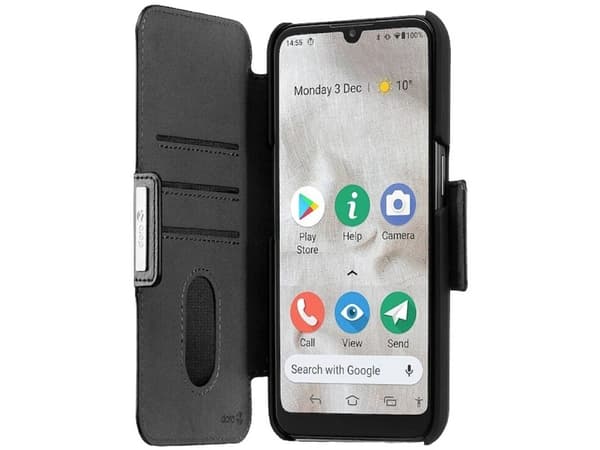 Doro - Lommebok for mobiltelefon - svart - for DORO 8110