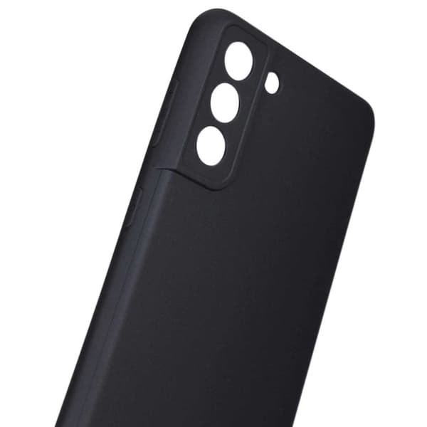 Tunt Svart Galaxy S21 Skal Mobilskal Med Linsskydd