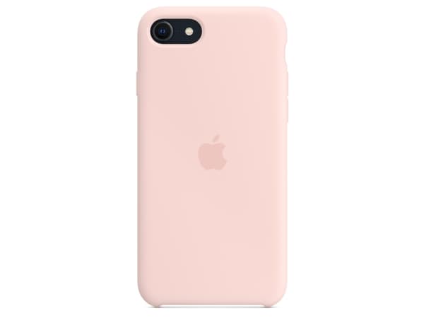 Apple - Baksidesskydd för mobiltelefon - silikon - chalk pink - för iPhone 7, 8, SE (3rd generation), SE (andra generationen)