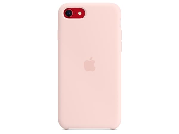 Apple - Baksidesskydd för mobiltelefon - silikon - chalk pink - för iPhone 7, 8, SE (3rd generation), SE (andra generationen)