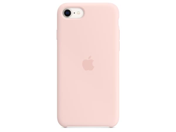 Apple - Baksidesskydd för mobiltelefon - silikon - chalk pink - för iPhone 7, 8, SE (3rd generation), SE (andra generationen)