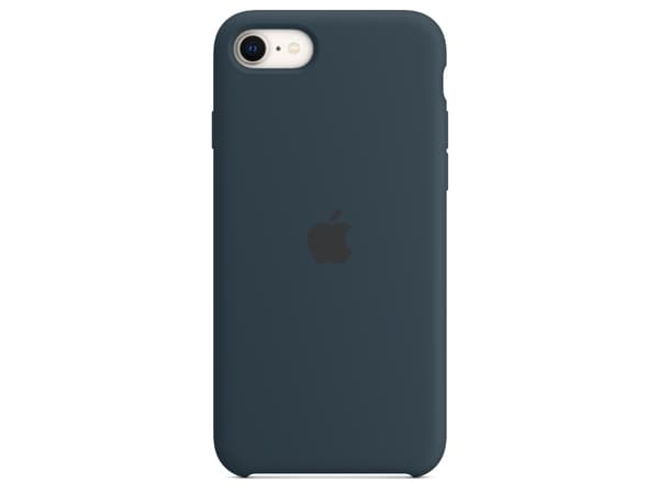 Apple - Baksidesskydd för mobiltelefon - silikon - avgrundsblå - för iPhone 7, 8, SE (3rd generation), SE (andra generationen)