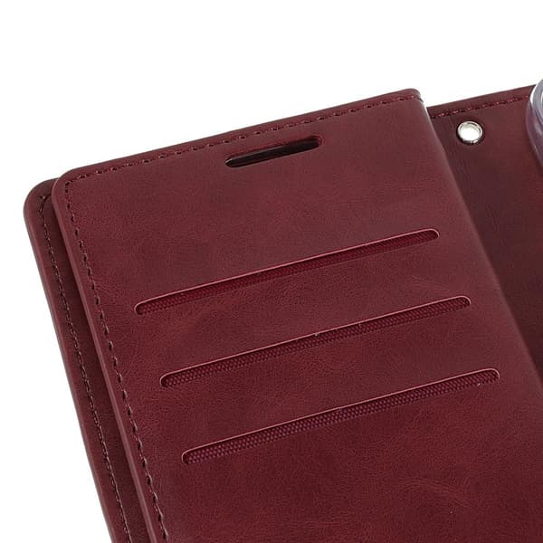 Samsung Galaxy S22 MERCURY GOOSPERY Mansoor Wallet Case WineRed