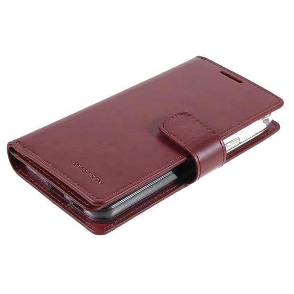 Samsung Galaxy S22 MERCURY GOOSPERY Mansoor Wallet Case WineRed
