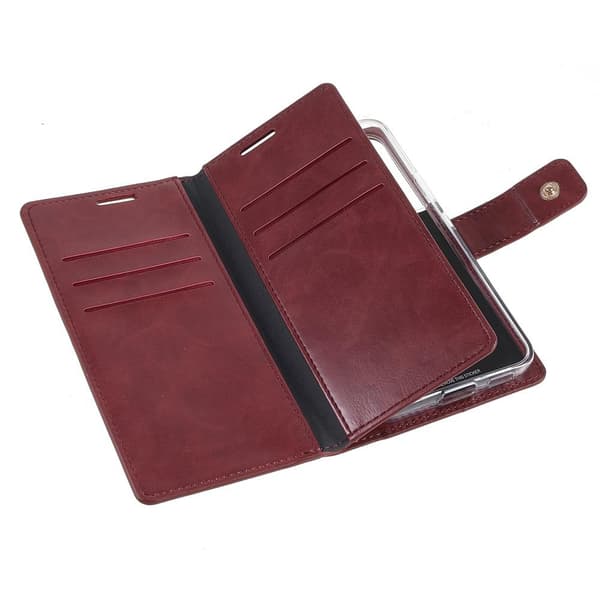 Samsung Galaxy S22 MERCURY GOOSPERY Mansoor Wallet Case WineRed