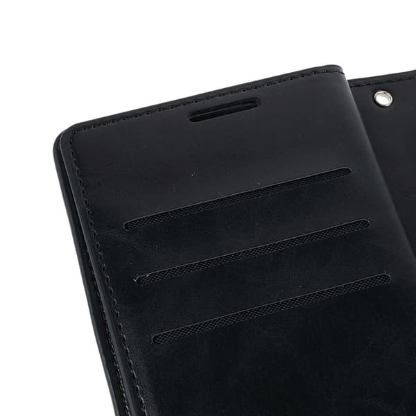 Samsung Galaxy S22+ MERCURY GOOSPERY Mansoor Wallet Case  - Black