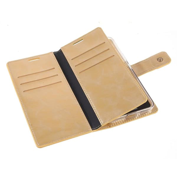 Samsung Galaxy S22+ MERCURY GOOSPERY Mansoor Wallet Case  - Gold