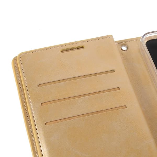 Samsung Galaxy S22+ MERCURY GOOSPERY Mansoor Wallet Case  - Gold