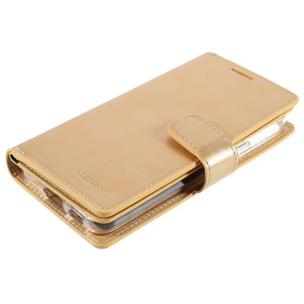 Samsung Galaxy S22+ MERCURY GOOSPERY Mansoor Wallet Case  - Gold