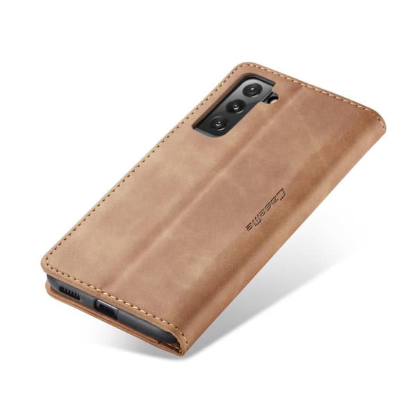CASEME Retro Pung Taske til Samsung Galaxy S22 - Brun