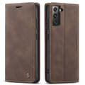 Miniatyrbilde 1 av 8: CASEME Lommebok-deksel Samsung Galaxy S22 - Kaffe