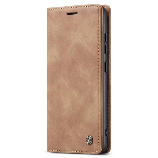 CASEME Retro Wallet Case for Samsung Galaxy S22 Plus - Brown