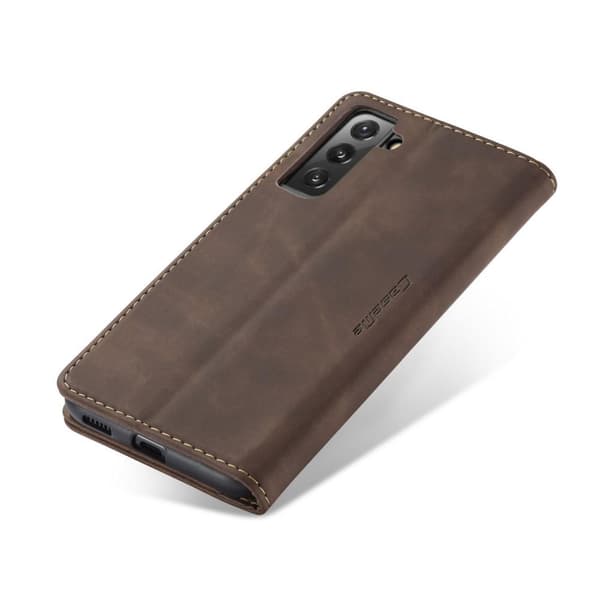 CASEME Retro Pung Taske til Samsung Galaxy S22 Plus - Kaffe