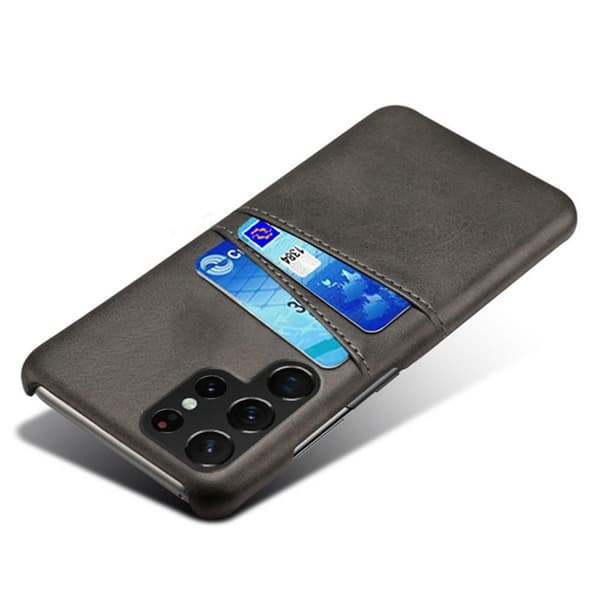 Samsung Galaxy S22 Ultra Skal med 2 kortplatser - Svart