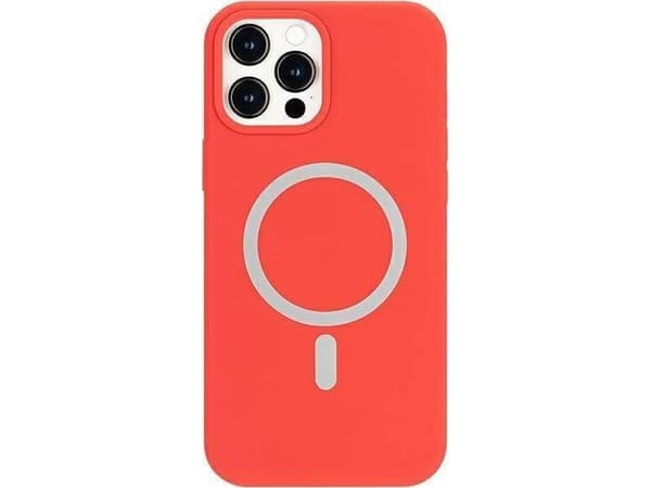 Deksel "Mercury Mercury MagSafe" silikon iPhone 13 mini 5,4 tommer. lys rosa/lys rosa