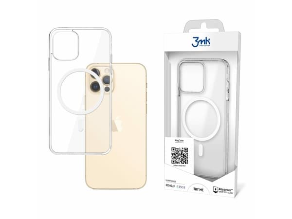 3MK MagCase iPhone 12 Pro Max gjennomsiktig Magsafe-kompatibel
