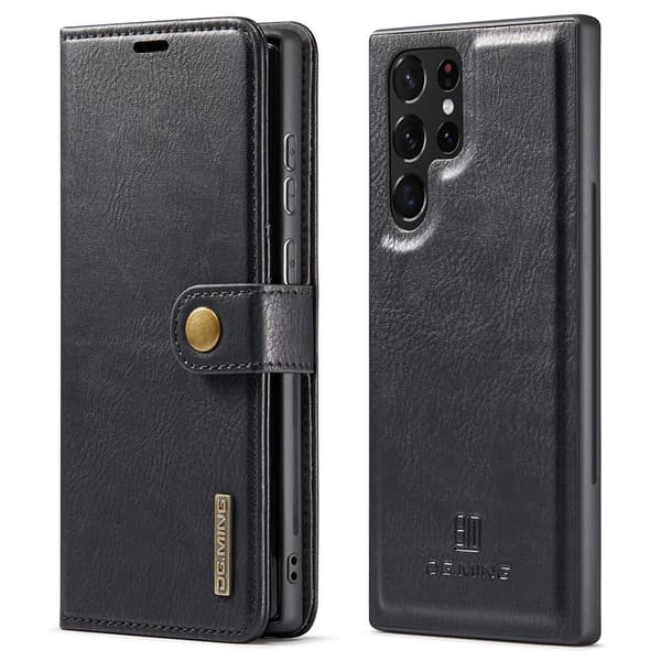 Samsung Galaxy S22 Ultra 5G DG.MING Irrotettava 2-in-1-lompakon suojakotelo