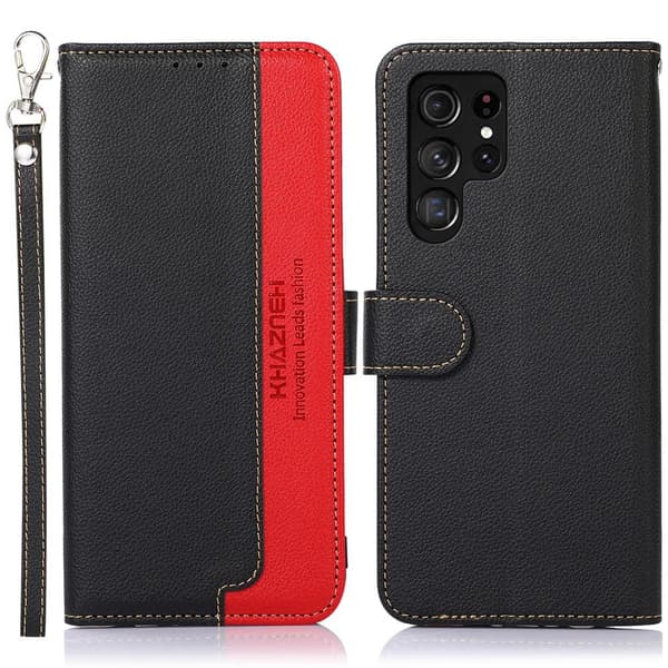 KHAZNEH Telefoncover til Samsung Galaxy S22 Ultra - Sort