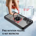 Miniatyrbilde 2 av 8: Samsung Galaxy S22+ Hybrid Deksel Med Fingerring - Svart/Sølv